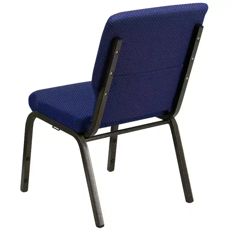 Emma and Oliver Lot de 4 chaises d'église de 47 cm de large avec porte-livre