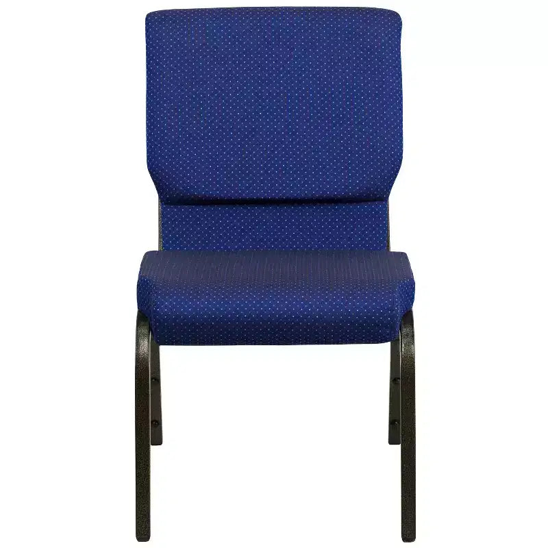 Emma and Oliver Lot de 4 chaises d'église de 47 cm de large avec porte-livre