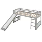 Lit mezzanine jumeau avec toboggan et échelle - ModernLuxe