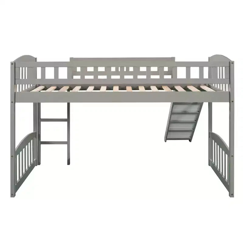 Lit mezzanine jumeau avec toboggan et échelle - ModernLuxe