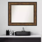 Miroir Mural de Salle de Bain Amanti Art Ballroom Bronze Non Biseauté