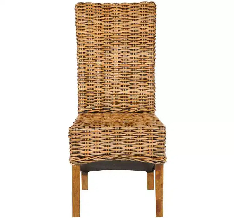 Chaise Isla (Lot de 2) - FOX6506 - Marron/Teck Marron - Safavieh Couture
