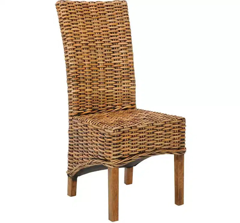 Chaise Isla (Lot de 2) - FOX6506 - Marron/Teck Marron - Safavieh Couture