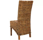 Chaise Isla (Lot de 2) - FOX6506 - Marron/Teck Marron - Safavieh Couture