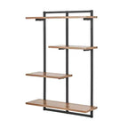 Étagère murale moderne flottante pour rebord de fenêtre Rhodes à 4 niveaux de 34,5 x 23,6 - Danya B.