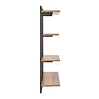 Étagère murale moderne flottante pour rebord de fenêtre Rhodes à 4 niveaux de 34,5 x 23,6 - Danya B.