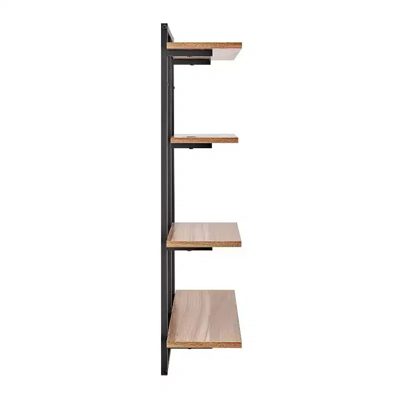 Étagère murale moderne flottante pour rebord de fenêtre Rhodes à 4 niveaux de 34,5 x 23,6 - Danya B.