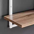 Étagère murale moderne flottante pour rebord de fenêtre Rhodes à 4 niveaux de 34,5 x 23,6 - Danya B.