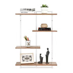 Étagère murale moderne flottante pour rebord de fenêtre Rhodes à 4 niveaux de 34,5 x 23,6 - Danya B.