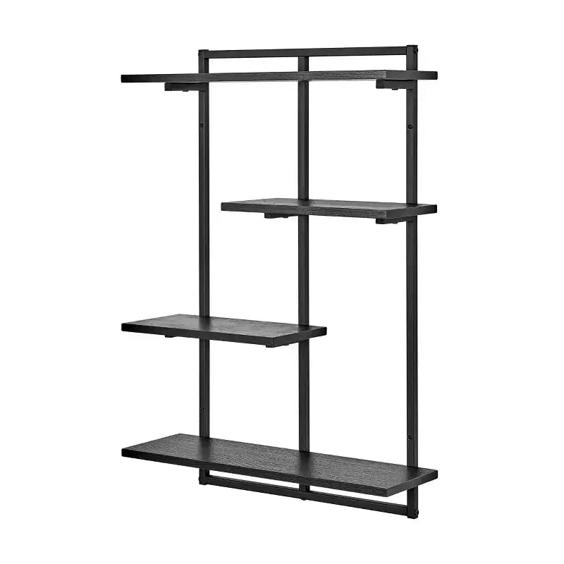 Étagère murale moderne flottante pour rebord de fenêtre Rhodes à 4 niveaux de 34,5 x 23,6 - Danya B.