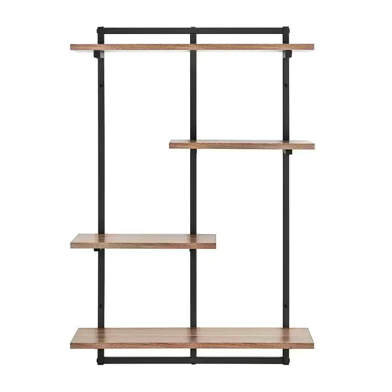 Étagère murale moderne flottante pour rebord de fenêtre Rhodes à 4 niveaux de 34,5 x 23,6 - Danya B.