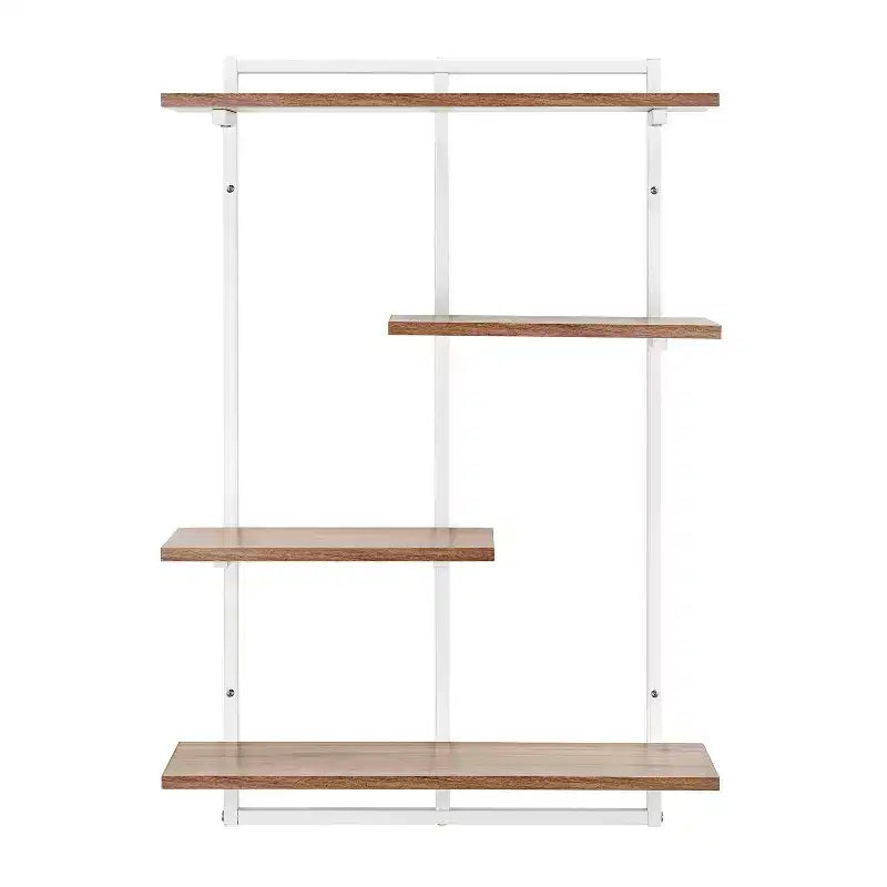 Étagère murale moderne flottante pour rebord de fenêtre Rhodes à 4 niveaux de 34,5 x 23,6 - Danya B.
