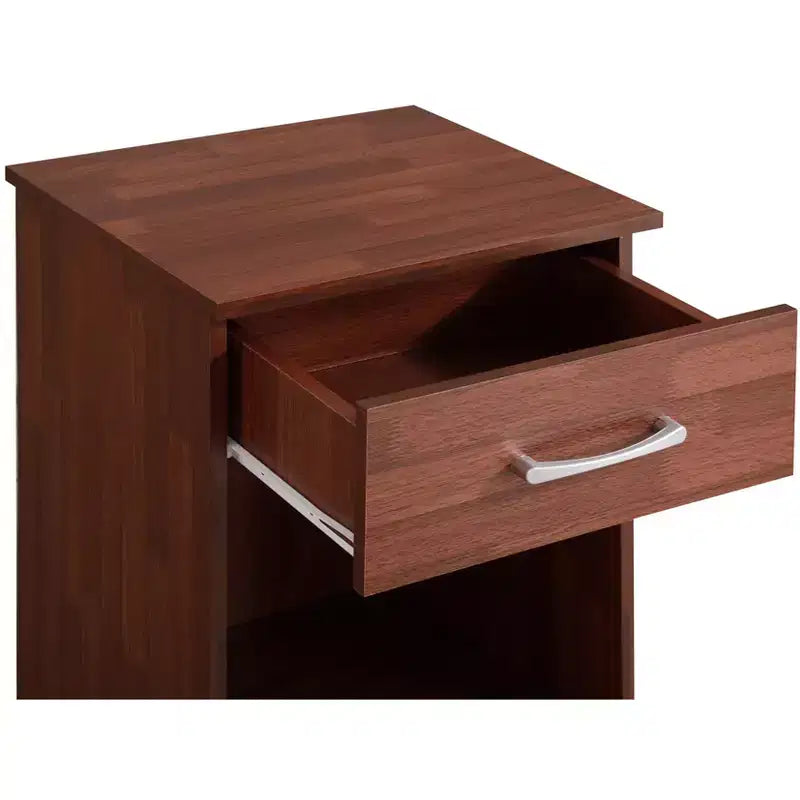 Table de nuit Passion Furniture Lindsey à 1 tiroir (61 cm H x 46 cm L x 41 cm P)