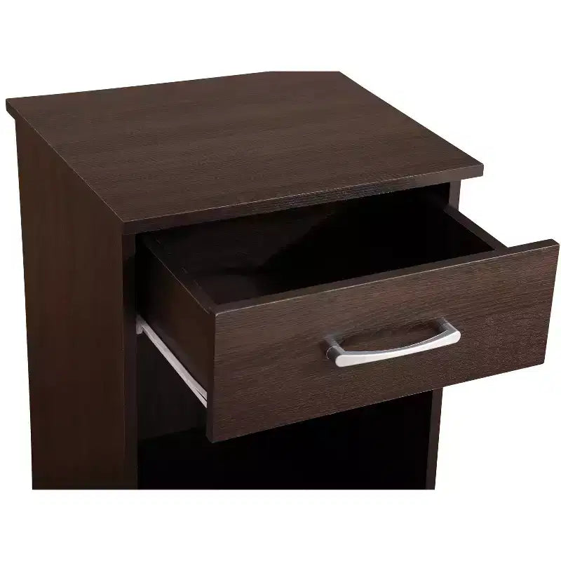 Table de nuit Passion Furniture Lindsey à 1 tiroir (61 cm H x 46 cm L x 41 cm P)