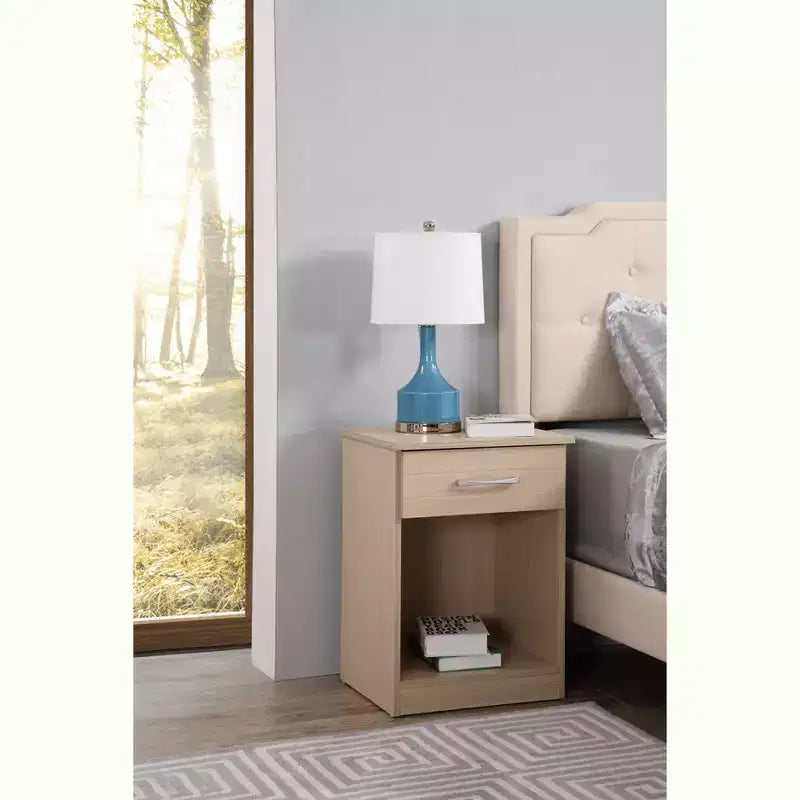 Table de nuit Passion Furniture Lindsey à 1 tiroir (61 cm H x 46 cm L x 41 cm P)