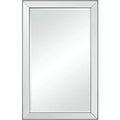 Uttermost Verne Matte Black Edging 24 x 38 Rectangular Wall Mirror