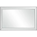 Miroir Mural Rectangulaire Uttermost Verne avec Bordure Noir Mat 24 x 38