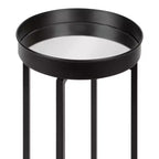 Ensemble de tables d'appoint rondes pliables en métal Celia de Kate and Laurel