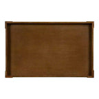 Table d'appoint rectangulaire en bois Bellport Kate and Laurel, 56x36x66 cm, marron rustique