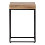 Table d'appoint fine en bois et métal Kate et Laurel Karlsen