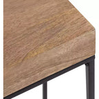 Table d'appoint fine en bois et métal Kate et Laurel Karlsen