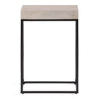 Table d'appoint fine en bois et métal Kate et Laurel Karlsen