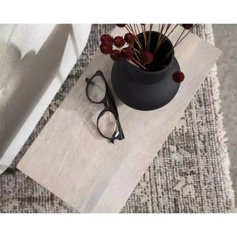 Table d'appoint fine en bois et métal Kate et Laurel Karlsen