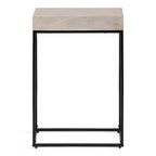 Table d'appoint fine en bois et métal Kate et Laurel Karlsen