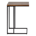 Table d'appoint en bois rectangulaire Kate and Laurel Lockridge, 19x12x27, Noyer marron