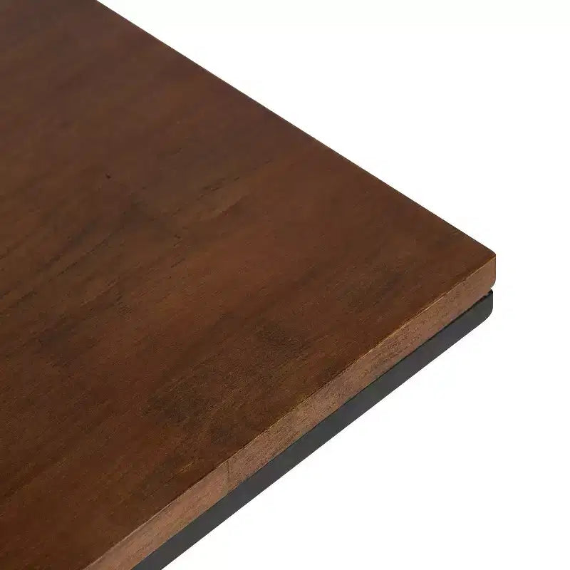Table d'appoint en bois rectangulaire Kate and Laurel Lockridge, 19x12x27, Noyer marron