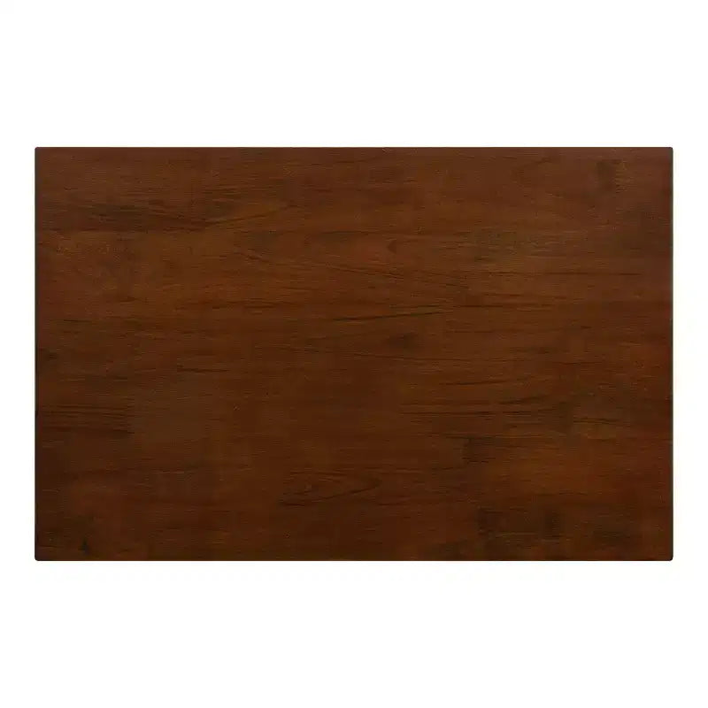 Table d'appoint en bois rectangulaire Kate and Laurel Lockridge, 19x12x27, Noyer marron