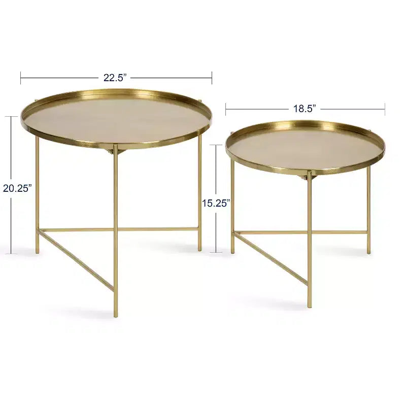 Ensemble de tables basses Ulani de Kate et Laurel