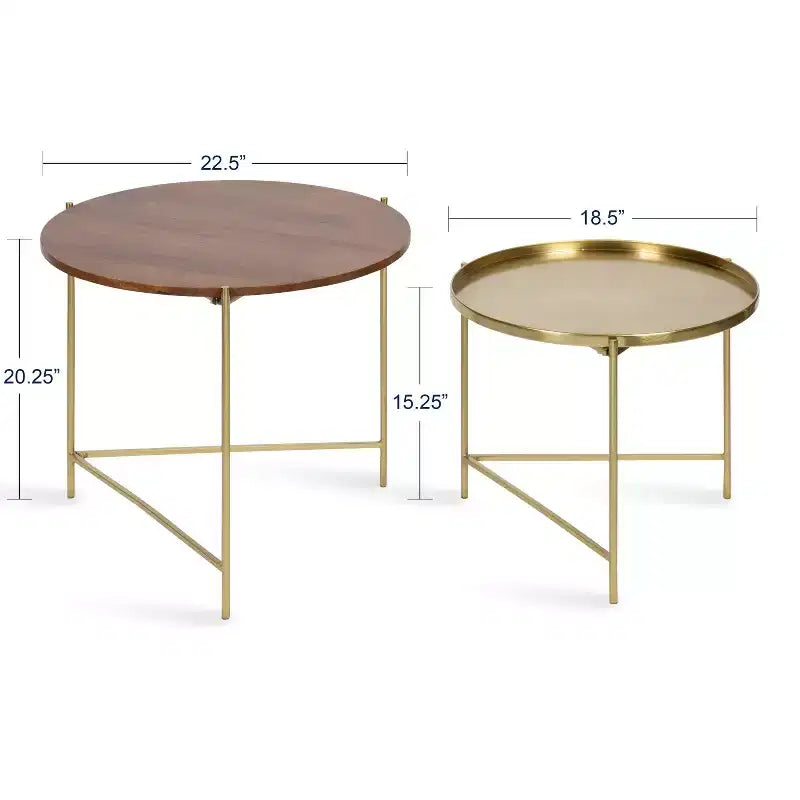 Ensemble de tables basses Ulani de Kate et Laurel