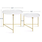Ensemble de tables basses Ulani de Kate et Laurel