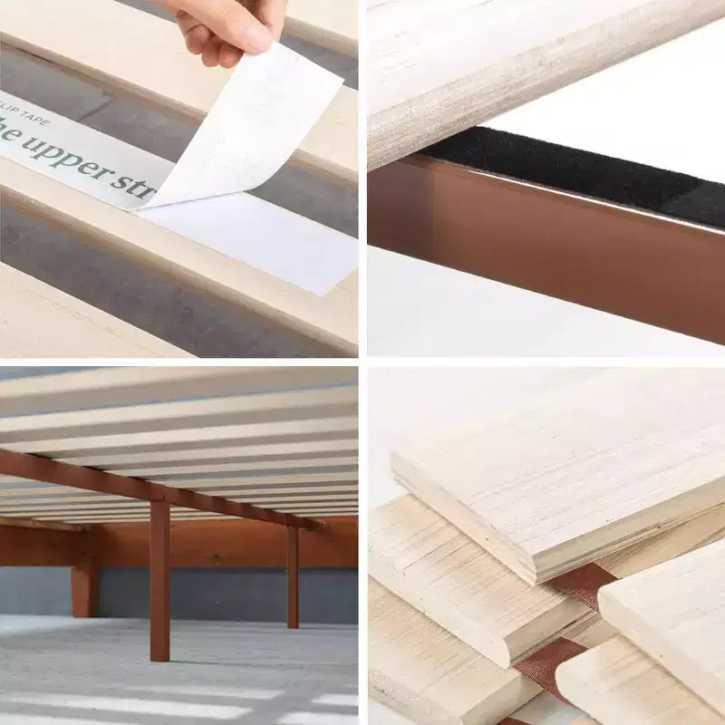 Zinus Wen Lit avec plateforme en bois de luxe, cadre de 30,5 cm, cerisier