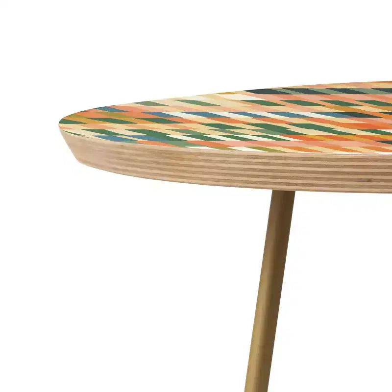 Table d'appoint ronde mosaïque pastel Gigi Rosado - Deny Designs