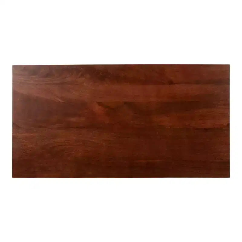 Bureau d'écriture rectangulaire en bois Kate and Laurel McCutcheon, 42x22x30, marron