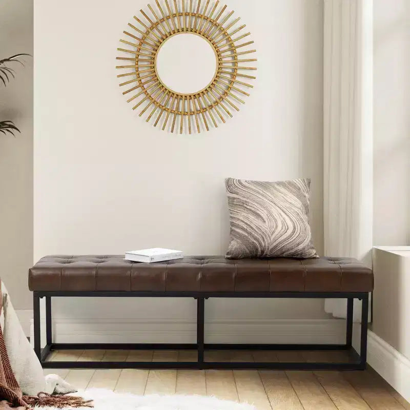 Banc de chambre Gema 60 large Pour la chambre et le salon | ART OF LIVING DESIGNS