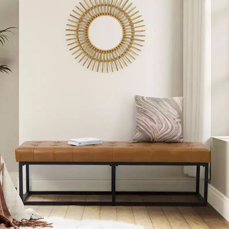 Banc de chambre Gema 60 large Pour la chambre et le salon | ART OF LIVING DESIGNS