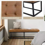 Banc de chambre Gema 60 large Pour la chambre et le salon | ART OF LIVING DESIGNS