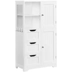 Yaheetech 42 Bathroom Storage Cabinet Floor Cabinet with 3 Drawers, White