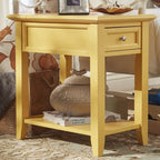 Table d'appoint à 1 tiroir Zayden avec station de charge par iNSPIRE Q Bold