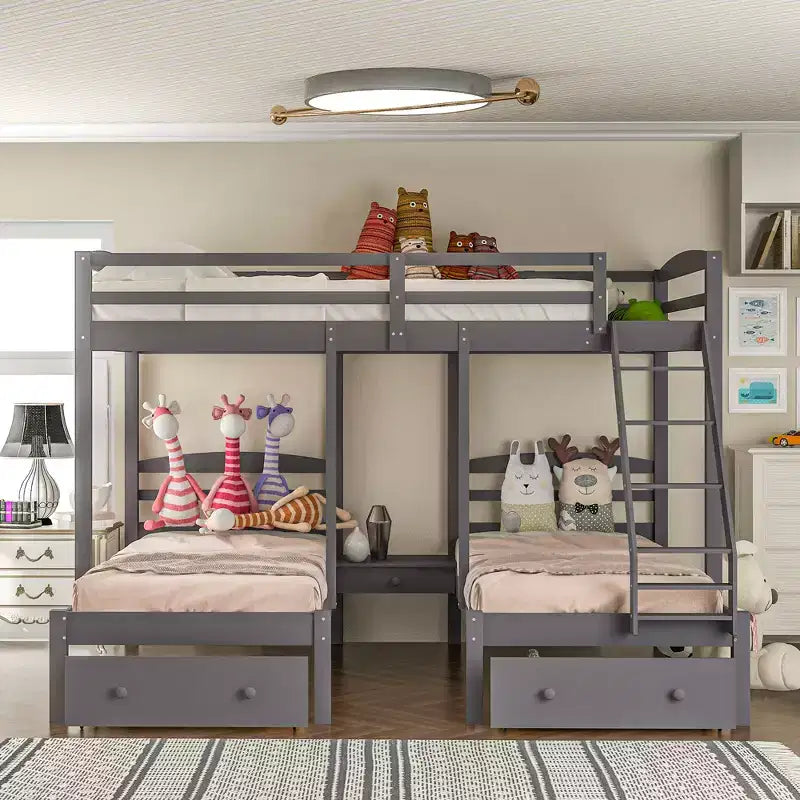 Lit superposé trois places - ModernLuxe