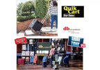 dbest products Caisse roulante pliable Quik Cart Stair Climber avec siège et panier pliable robuste