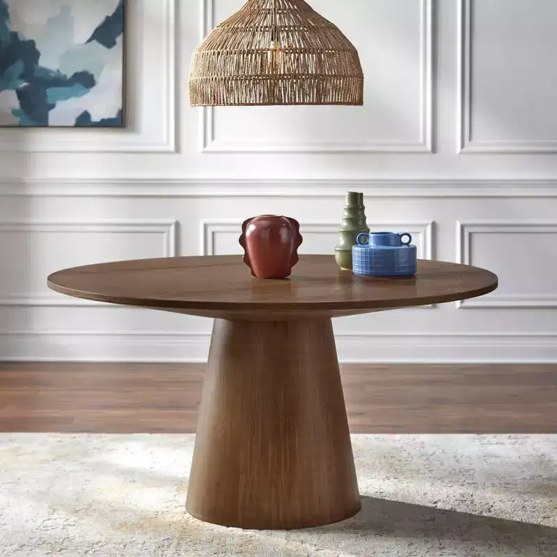 Table à manger ronde sur pied Buylateral North Bay Modern 59