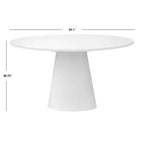 Table à manger ronde sur pied Buylateral North Bay Modern 59