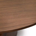 Table à manger ronde sur pied Buylateral North Bay Modern 59