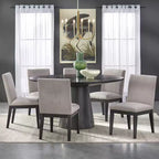 Table à manger ronde sur pied Buylateral North Bay Modern 59