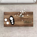 Table basse HOMCOM de style ferme avec tiroir de rangement et étagère ouverte, table basse rustique pour salon