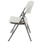 Lot de 4 chaises pliantes Elama pour l'intérieur et l'extérieur